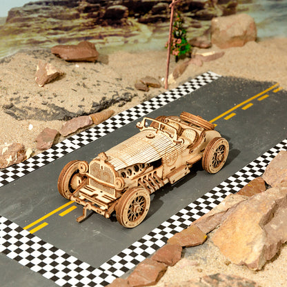 ✨ Regali premium | Locomotiva a Vapore Prime – Puzzle 3D in Legno Fai-da-te