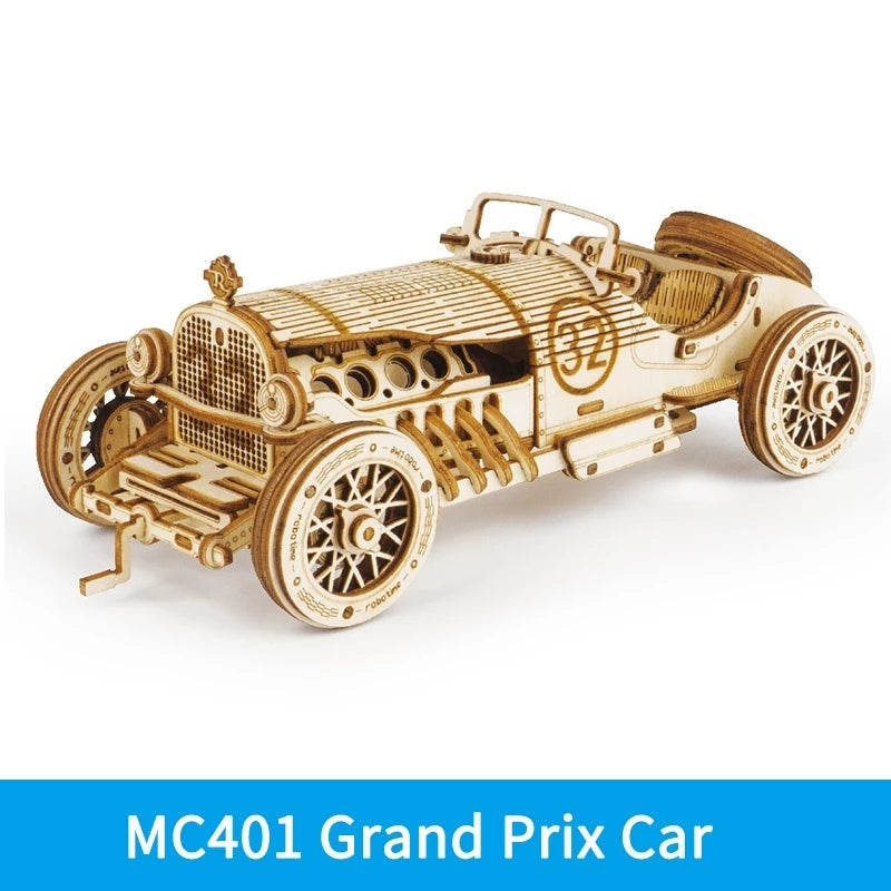 ✨ Regali premium | Locomotiva a Vapore Prime – Puzzle 3D in Legno Fai-da-te