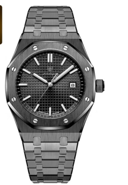 Orologio da Polso Uomo Impermeabile – Stile Business con Display Luminoso e Calendario