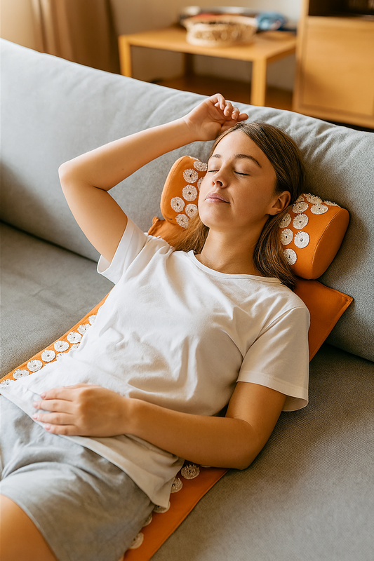 Tappetino da Massaggio con Punti di Agopressione – Materassino Antistress per Relax e Benessere Muscolare