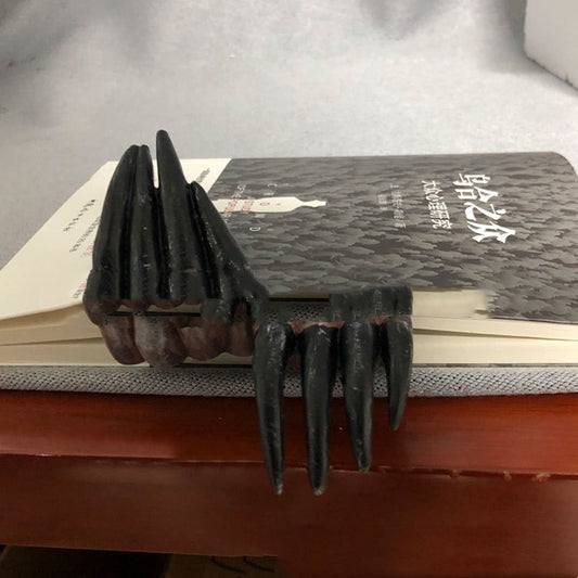 Segnalibro 3D Mano del Diavolo – Segnalibro Divertente in Resina per Thriller e Libri Fantasy